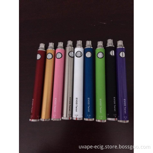 Vaporizer Pen Evod Atomizer Electronic Cigarette Variable Voltage Evod Twist Battery